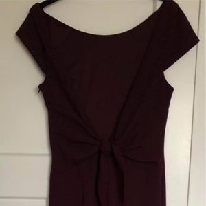 David's Bridal Backless Gown Size 4